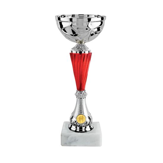 Coupe argent rouge 23cm