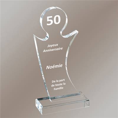Trophée Plexiglas PL55 - déstockage trophée 
